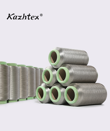 Kazhtex苏州面料用高导电性银纤维FDY定制70D